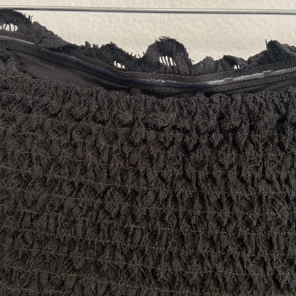 New Free People Adella Lace Tiered Corset Tube Top in Black Size XS - Picture 11 of 13